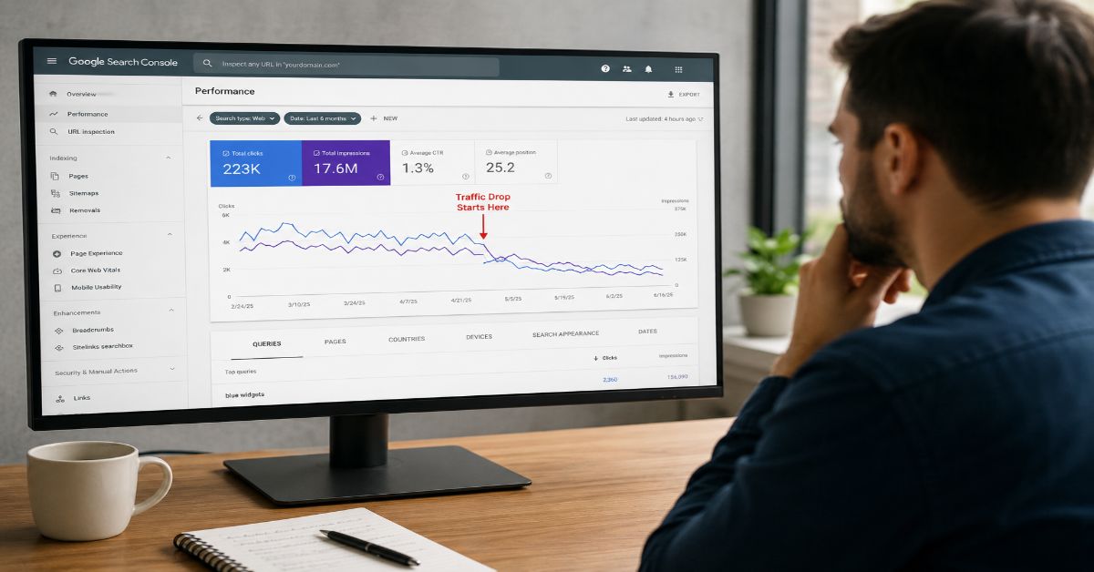 Traffic Drop Google Update