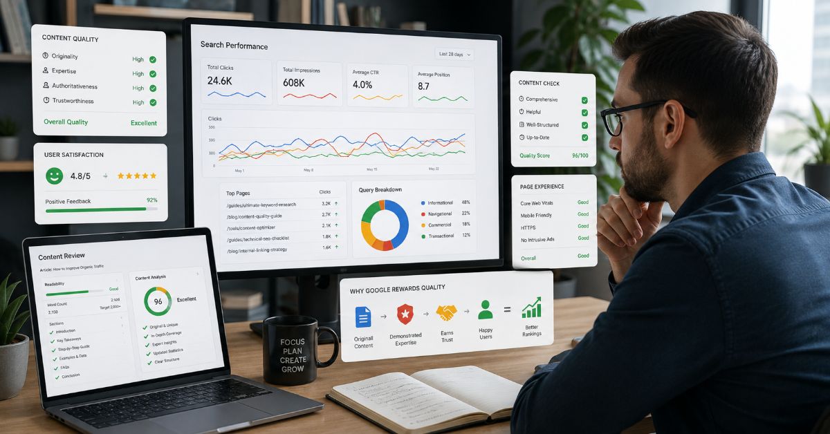 Content Quality Signals Google